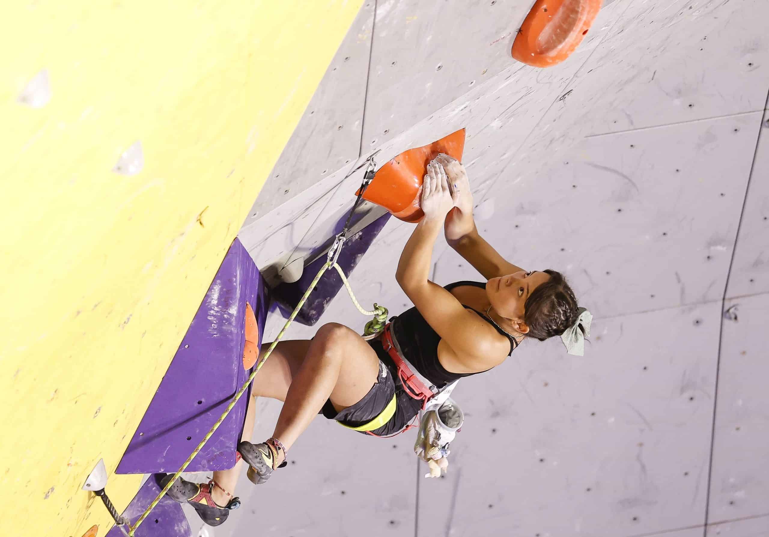 Meije Lerondel, championne du monde U18 de difficulté !